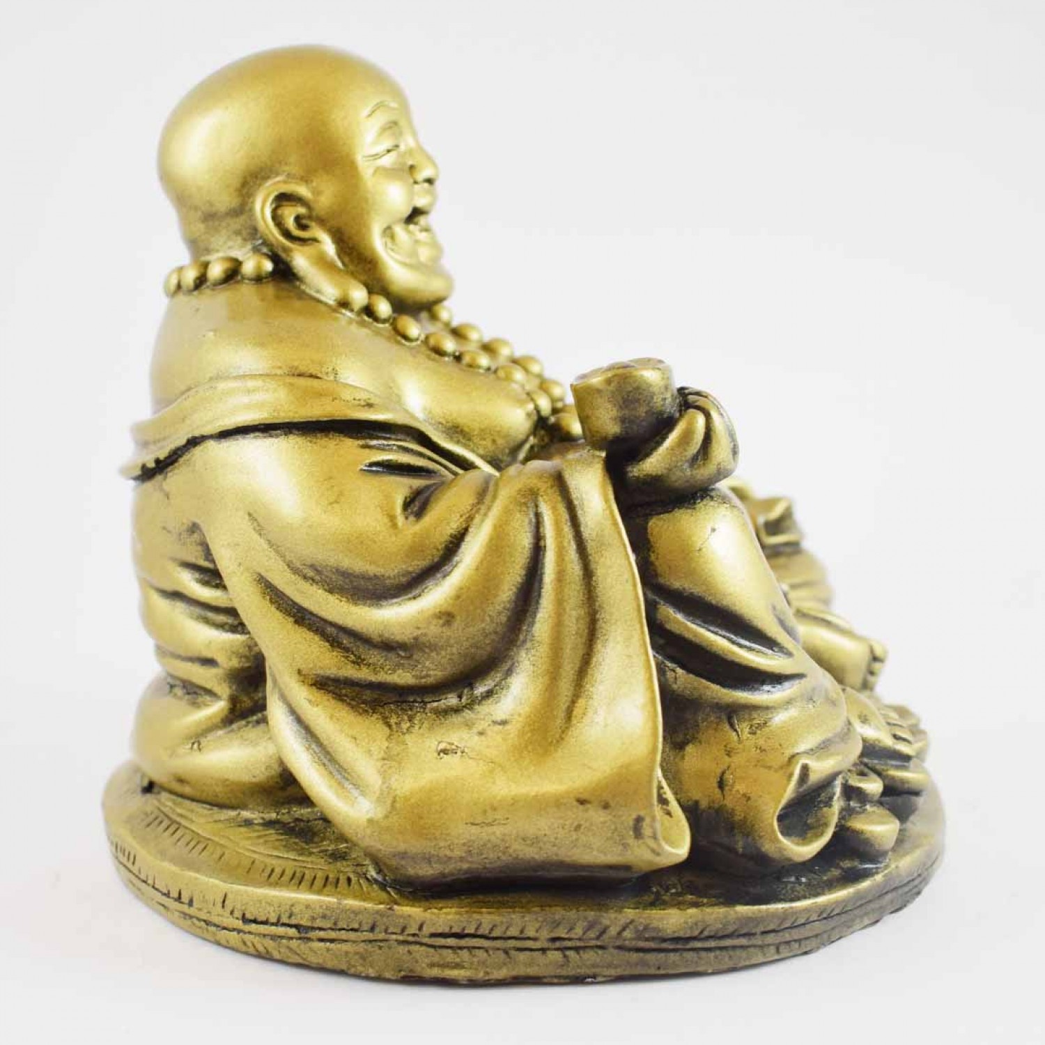 resin laughing buddha statue